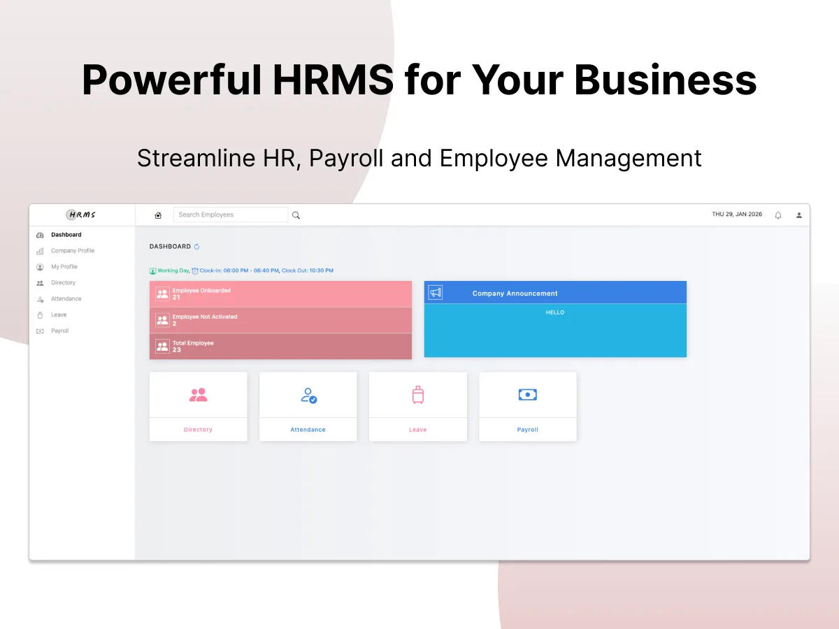 MoozeTech HRMS Software
