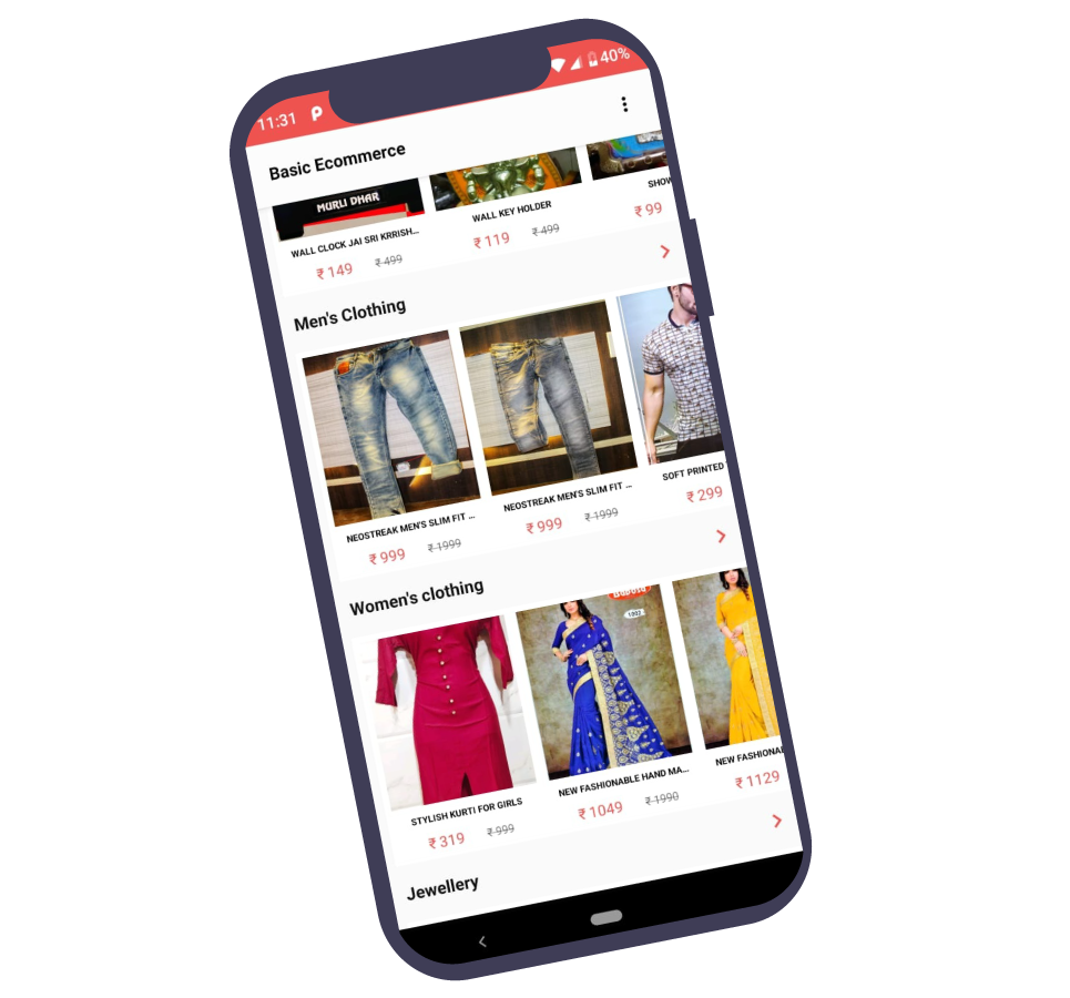 Basic Ecommerce App